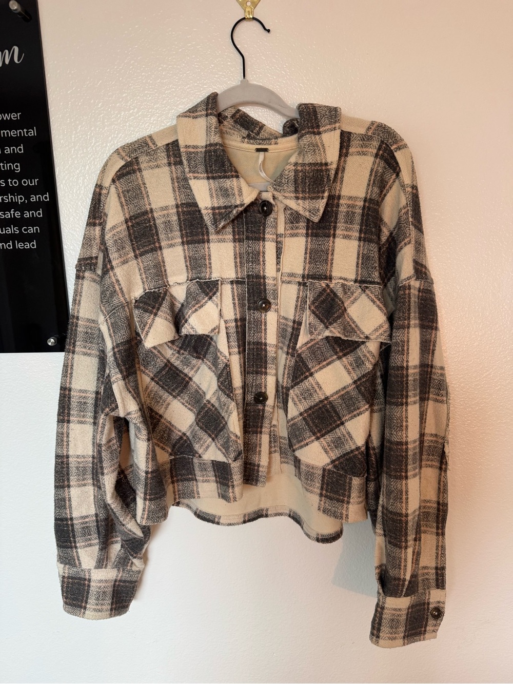 free people plaid jacket